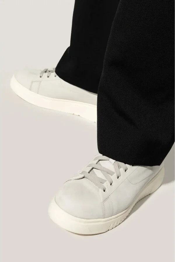 Lace-Up Leather Sneakers - Image 2
