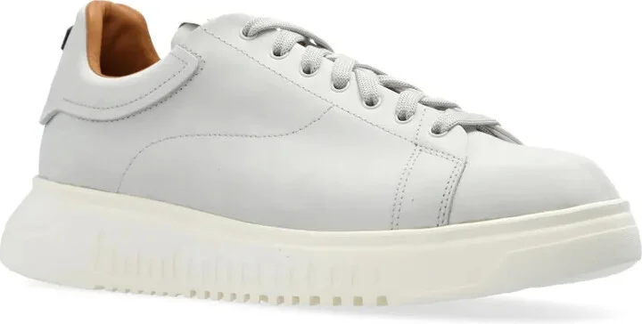 Lace-Up Leather Sneakers - Image 4