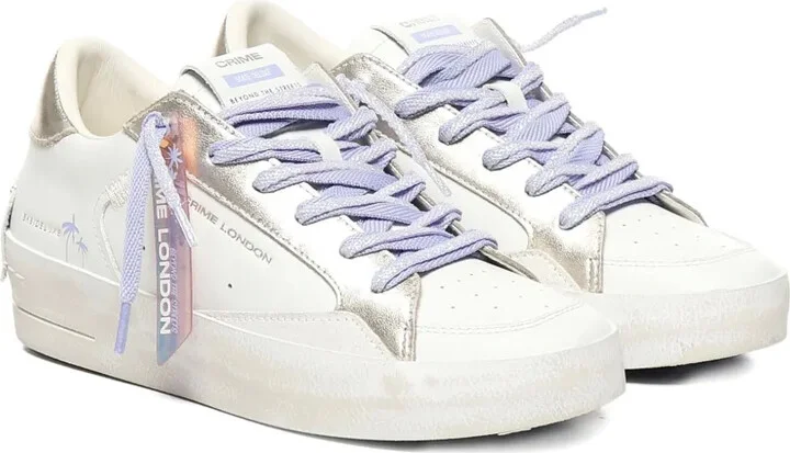 Lace-Up Leather Sneakers - Image 2