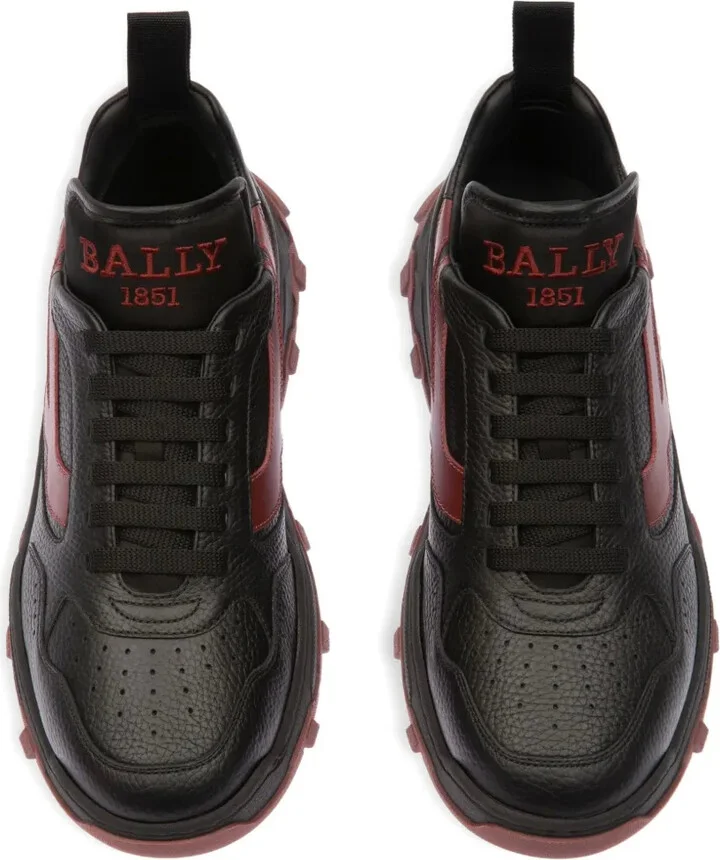 Lace-Up Leather Sneakers - Image 3
