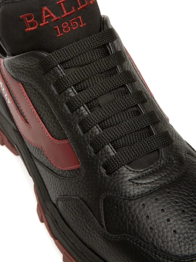 Lace-Up Leather Sneakers - Image 5
