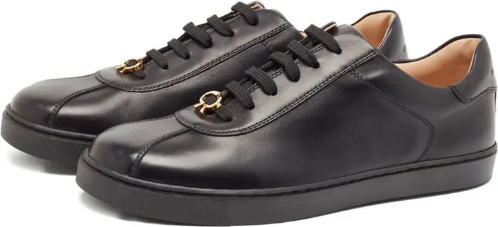 Lace-Up Leather Sneakers - Image 2