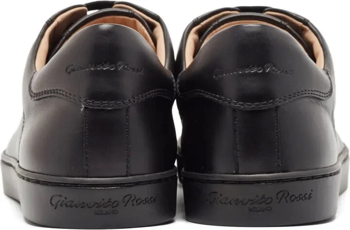 Lace-Up Leather Sneakers - Image 3