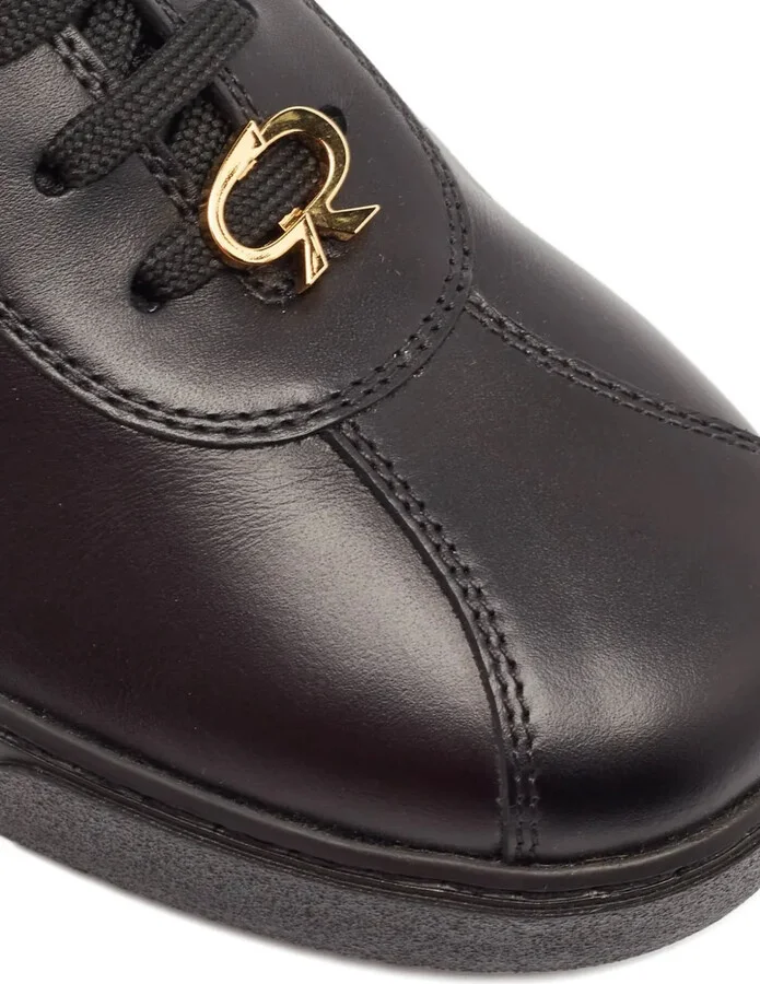 Lace-Up Leather Sneakers - Image 5