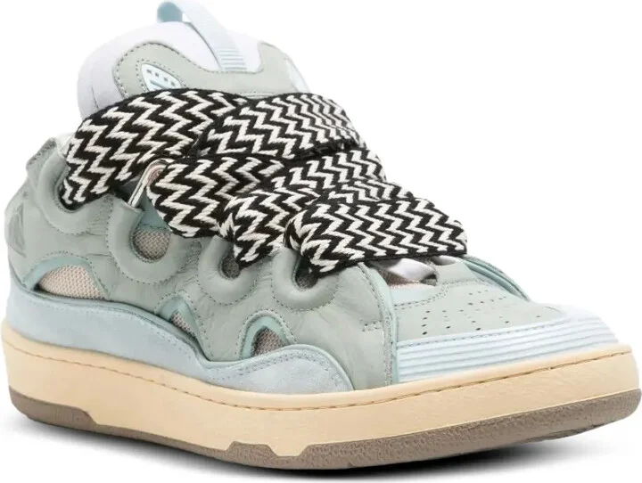 Lace-Up Leather Sneakers - Image 2