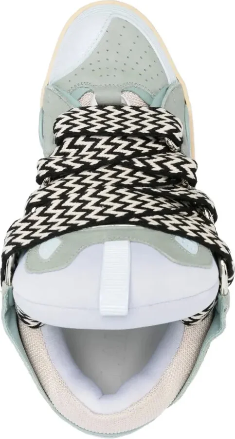 Lace-Up Leather Sneakers - Image 3