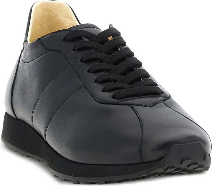 Lace-Up Leather Sneakers - Image 2