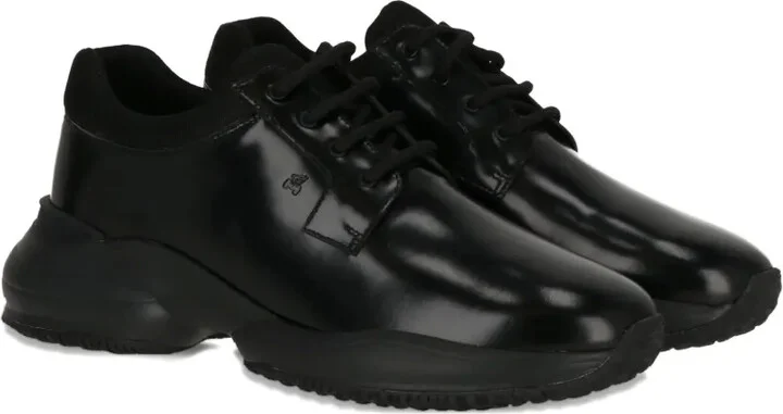 Lace-Up Leather Sneakers - Image 2