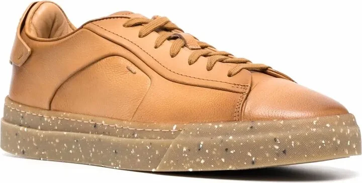 Lace-Up Leather Sneakers - Image 2