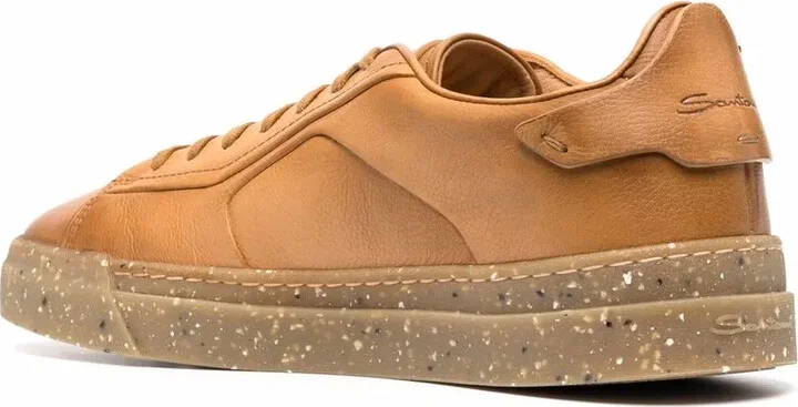 Lace-Up Leather Sneakers - Image 3