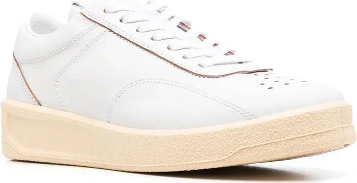 Lace-Up Leather Sneakers - Image 2