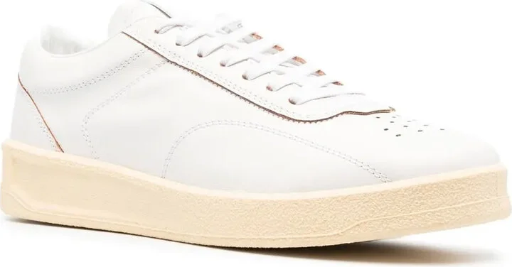 Lace-Up Leather Sneakers - Image 2