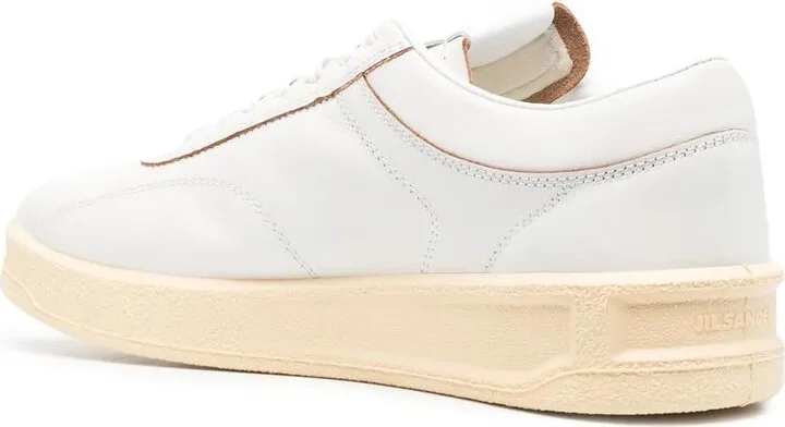 Lace-Up Leather Sneakers - Image 3