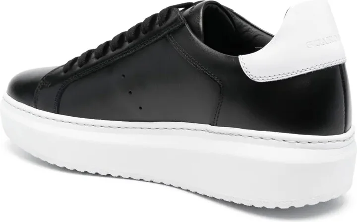 Lace-Up Leather Sneakers - Image 3