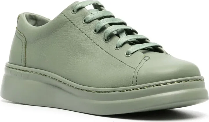 Lace-Up Leather Sneakers - Image 2