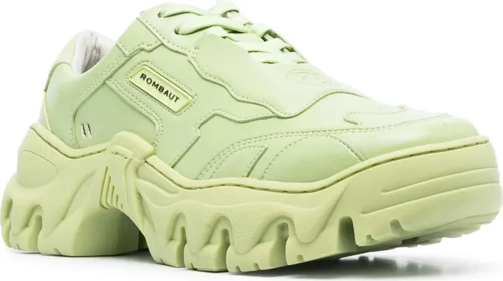 Lace-Up Leather Sneakers - Image 2