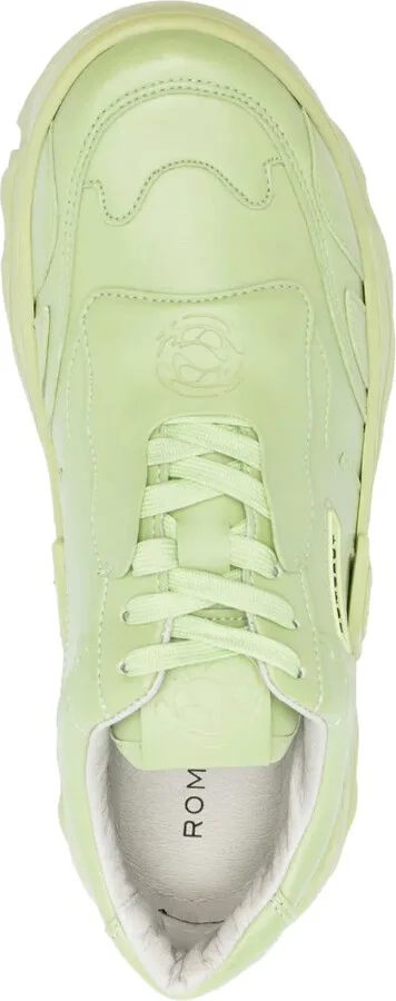 Lace-Up Leather Sneakers - Image 4
