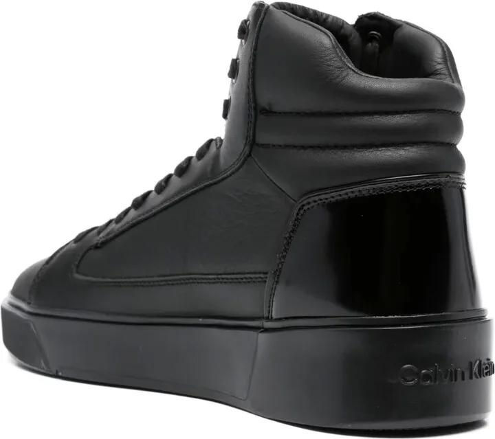 Lace-Up Leather Sneakers - Image 3