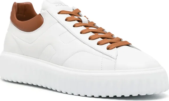 Lace-Up Leather Sneakers - Image 2