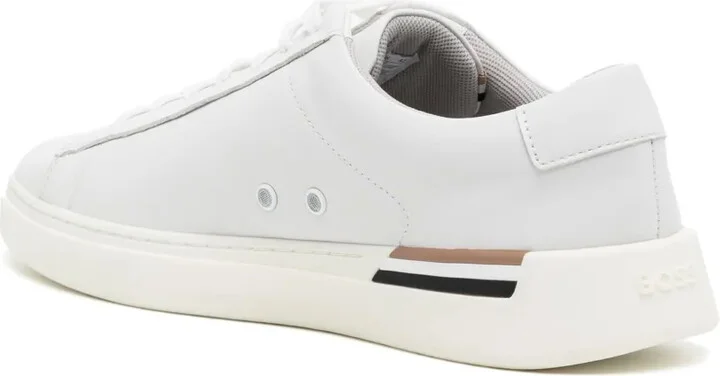 Lace-Up Leather Sneakers - Image 3
