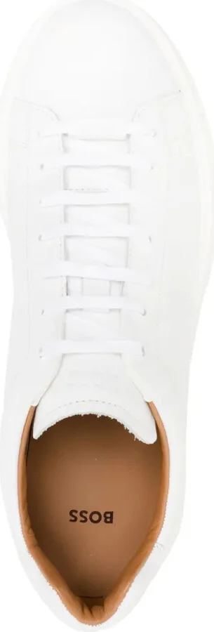 Lace-Up Leather Sneakers - Image 4