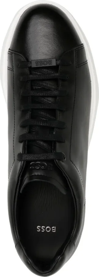 Lace-Up Leather Sneakers - Image 4