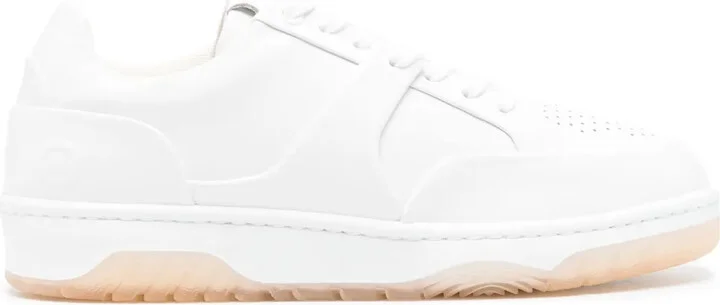 Lace-Up Leather Sneakers