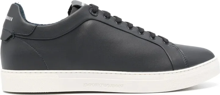 Lace-Up Leather Sneakers