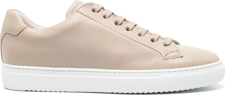 Lace-Up Leather Sneakers
