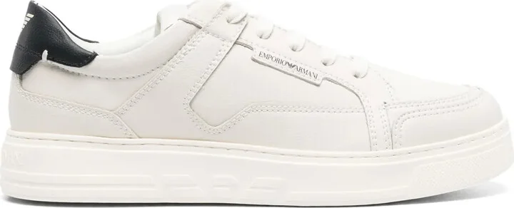 Lace-Up Leather Sneakers