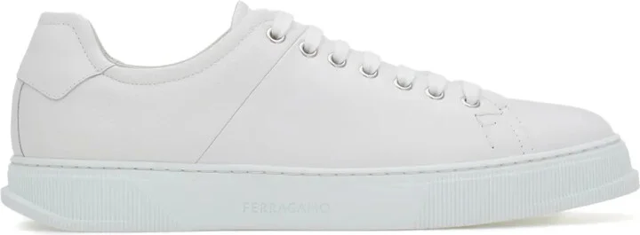 Lace-Up Leather Sneakers