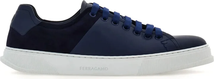 Lace-Up Leather Sneakers