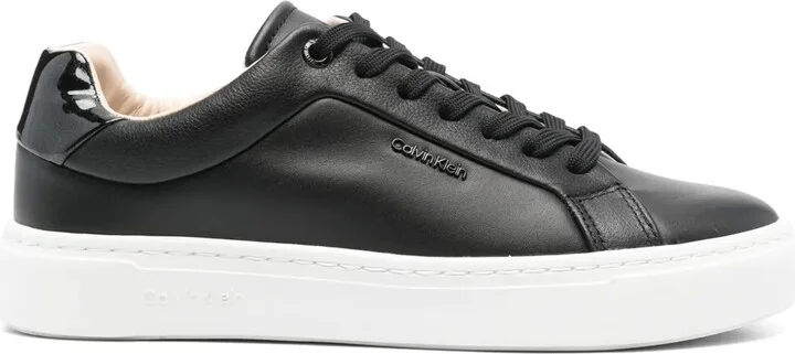 Lace-Up Leather Sneakers