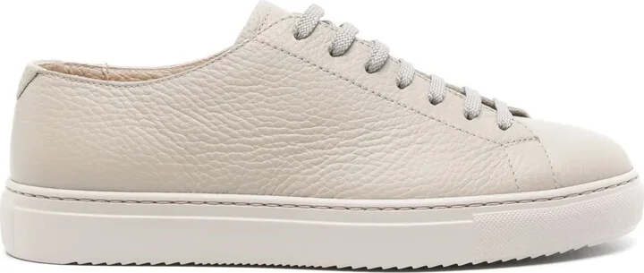 Lace-Up Leather Sneakers