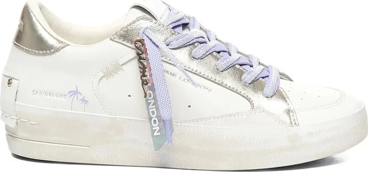 Lace-Up Leather Sneakers