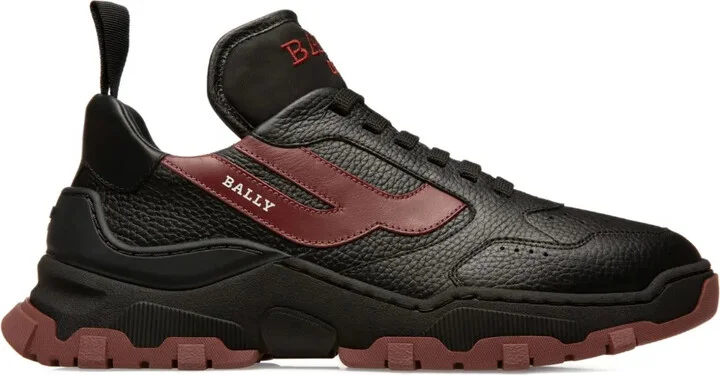 Lace-Up Leather Sneakers