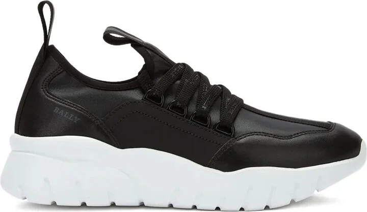 Lace-Up Leather Sneakers