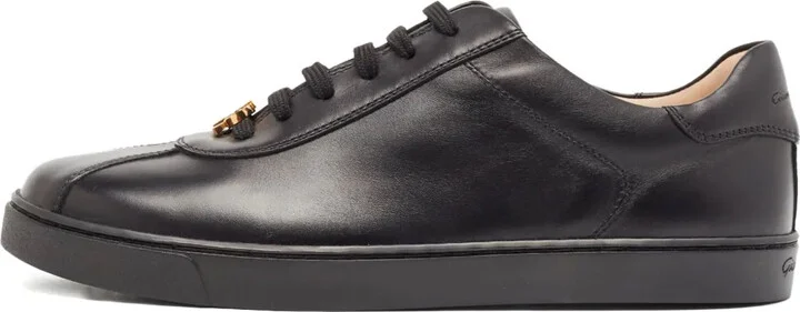 Lace-Up Leather Sneakers