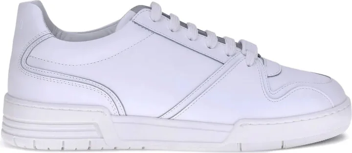 Lace-Up Leather Sneakers