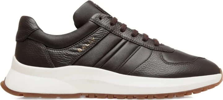 Lace-Up Leather Sneakers