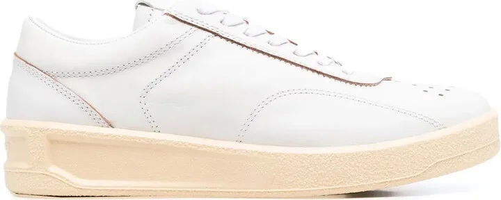 Lace-Up Leather Sneakers