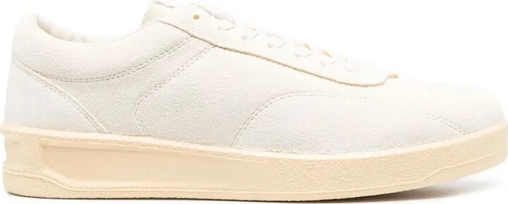 Lace-Up Leather Sneakers