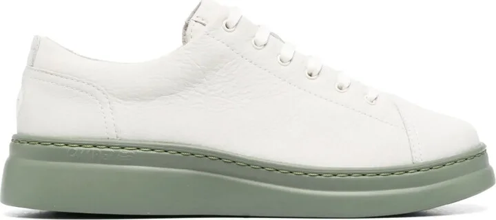 Lace-Up Leather Sneakers