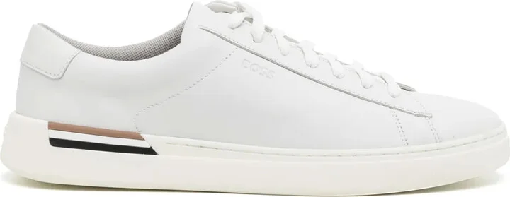 Lace-Up Leather Sneakers