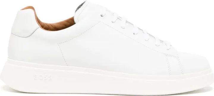 Lace-Up Leather Sneakers