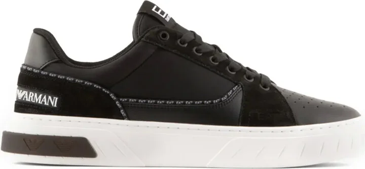 Lace-Up Leather Sneakers