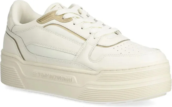 Lace Up Leather Trainers - Image 2