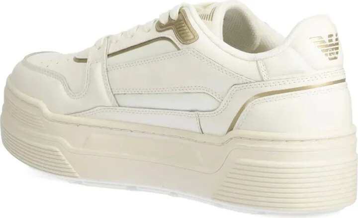 Lace Up Leather Trainers - Image 3
