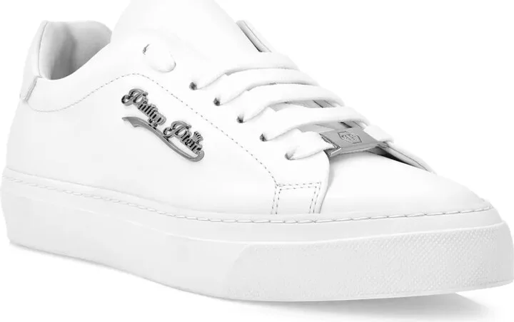 Lace-Up Leather Trainers - Image 2
