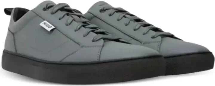 Lace-Up Leather Trainers - Image 2